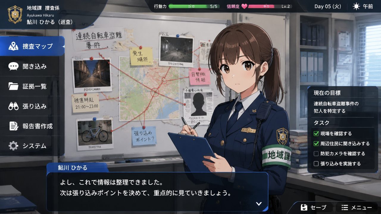 极道无赖EX 女警鮎川光 实机画面 展示图 1