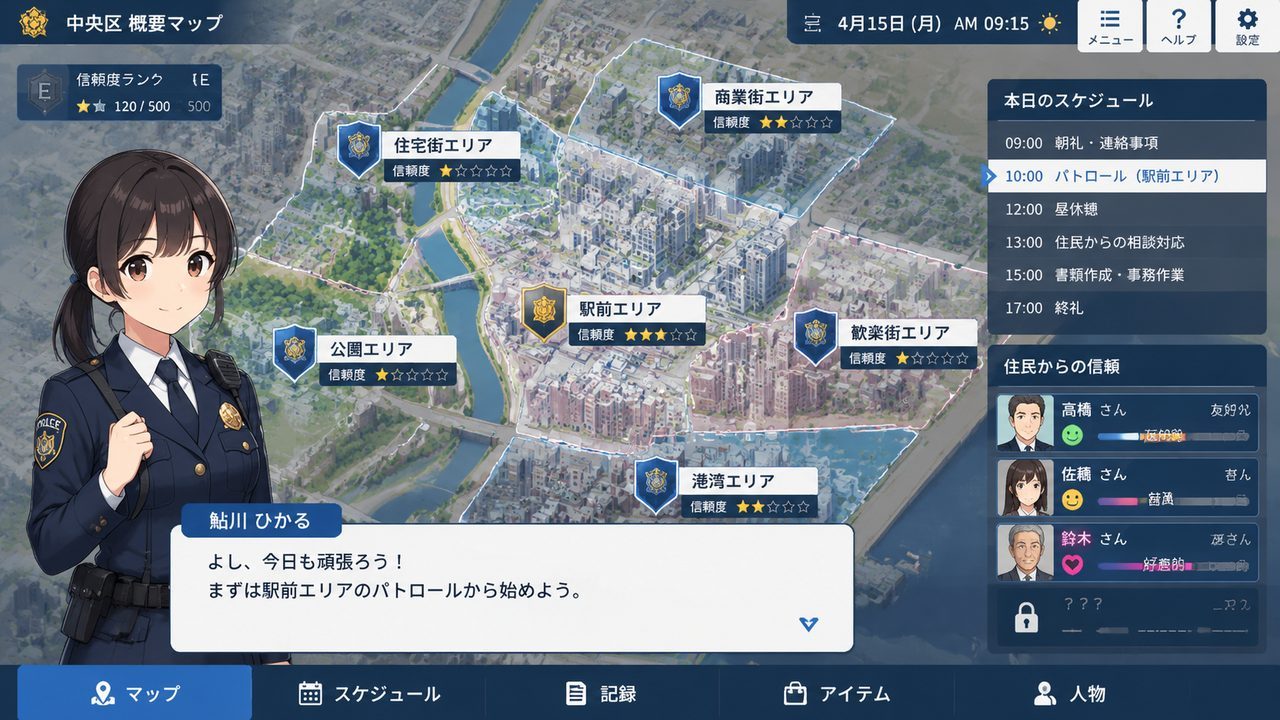 极道无赖EX 女警鮎川光 实机画面 展示图 6